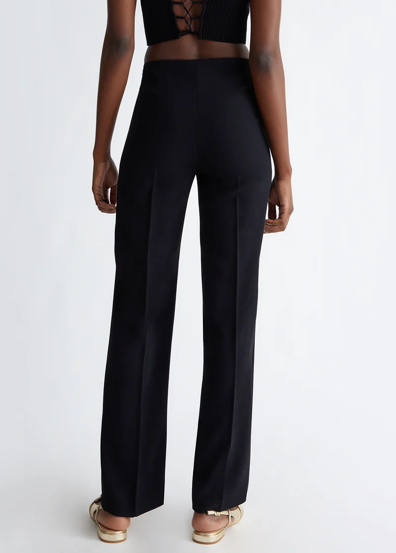 Elegant Trousers with Lace