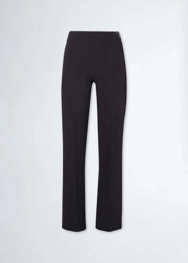 Elegant Trousers with Lace