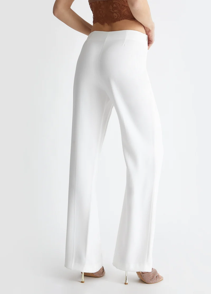Elegant trousers with lace