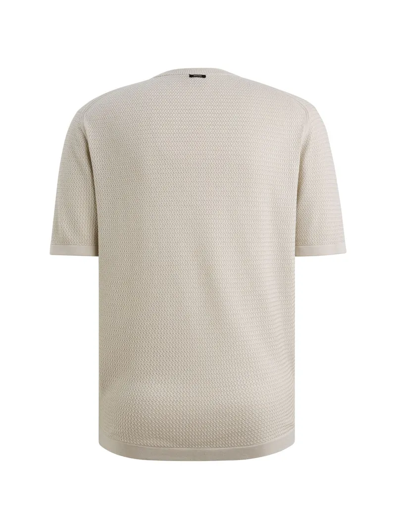 Short sleeve r-neck cotton modal, Moonstruck