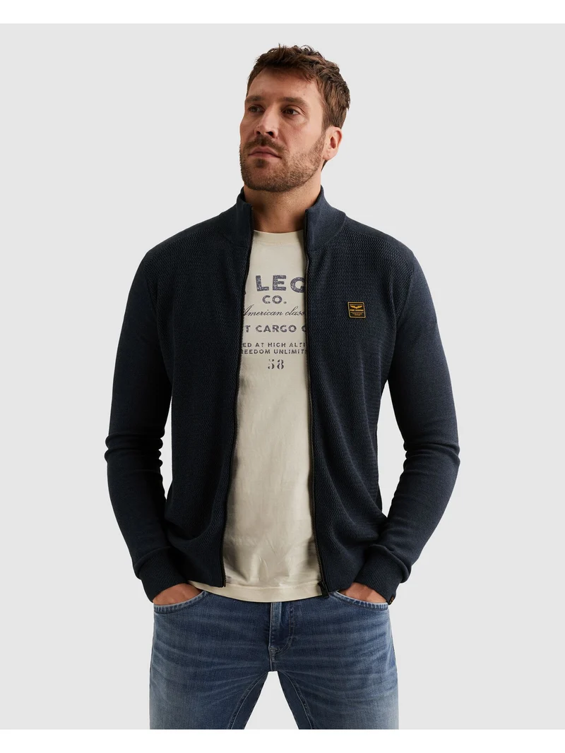 Zip jacket cotton modal, Salute