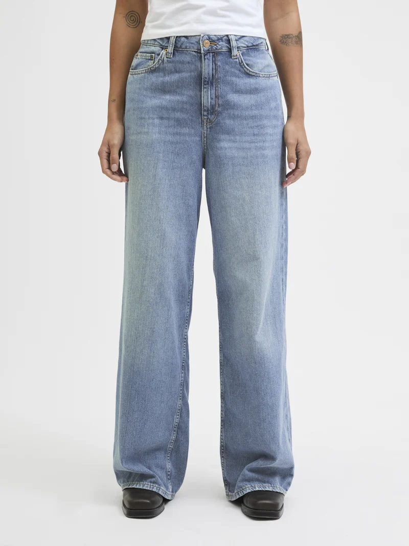 JXTOKYO WIDE HW JEANS R6078 DNM NOO, Light Blue Denim