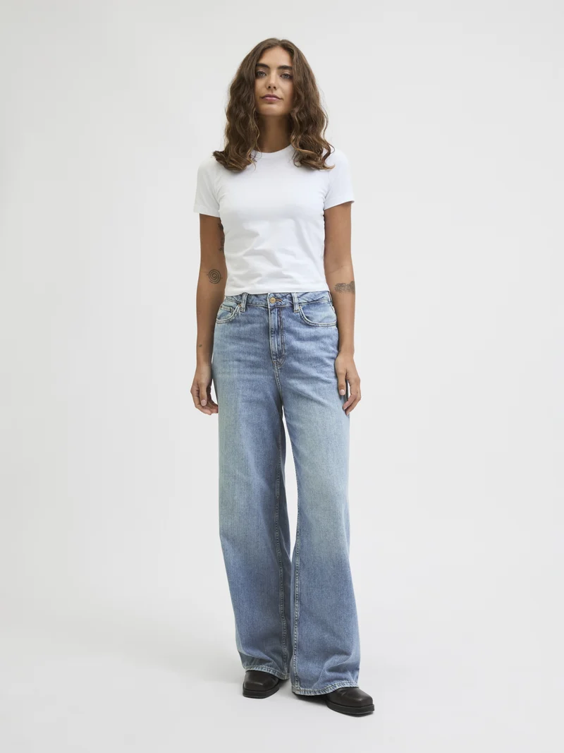 JXTOKYO WIDE HW JEANS R6078 DNM NOO, Light Blue Denim