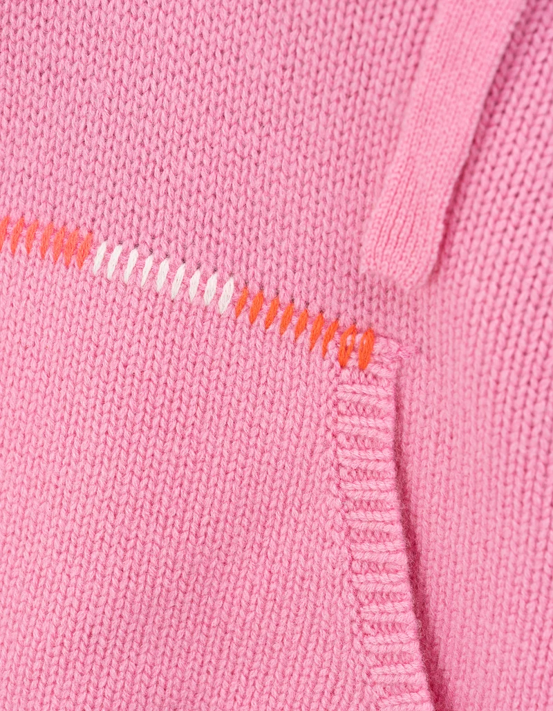 Bestickter Kaschmir-Hoody Solmar