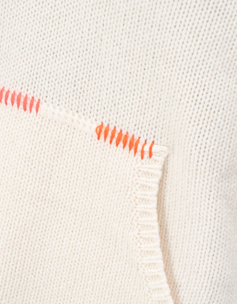 Bestickter Kaschmir-Hoody Solmar