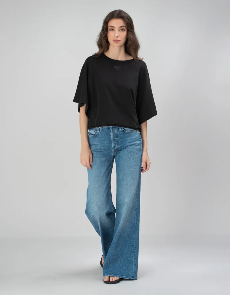 Besticktes Oversize T-Shirt