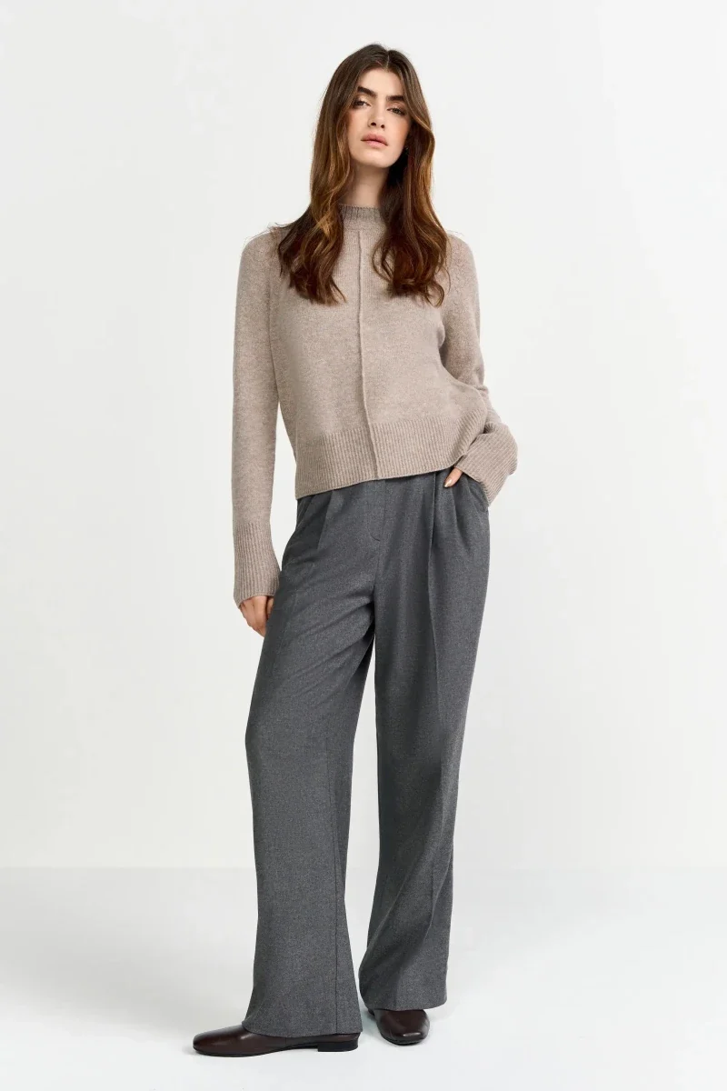 Rich & Royal Pullover in der Farbe Caffee Latte