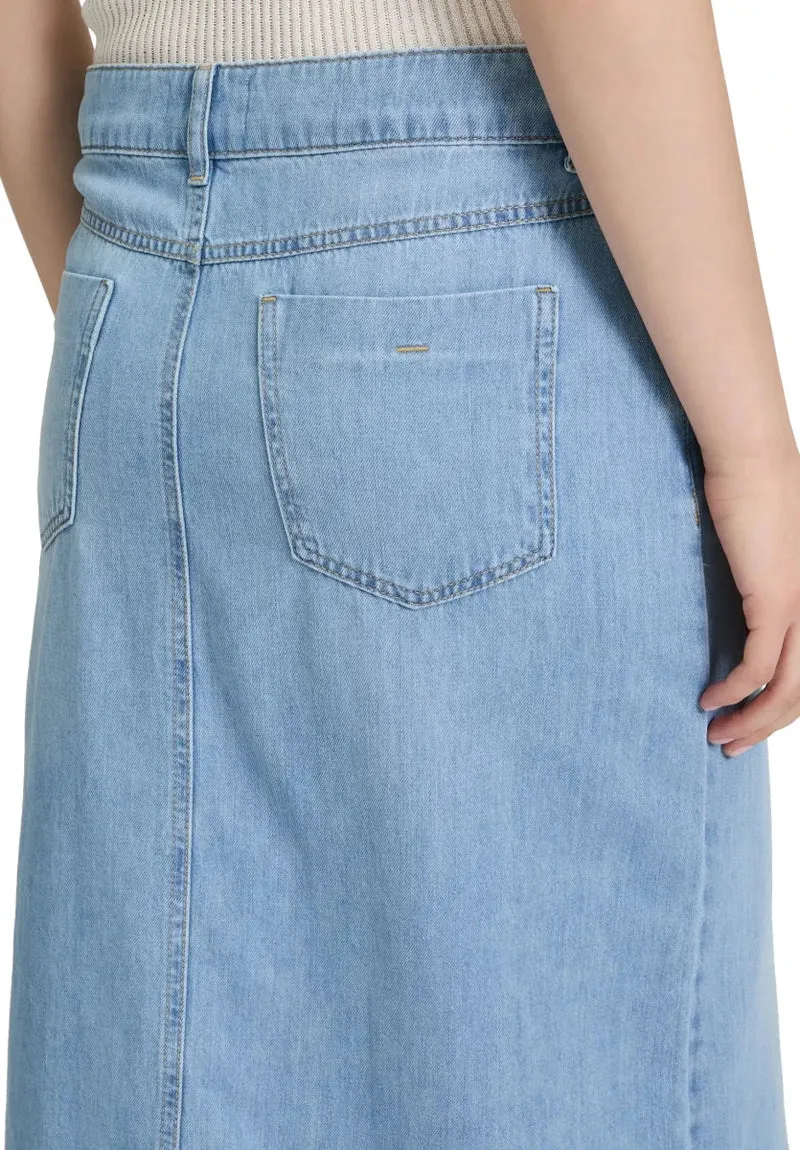 Cartoon Jeansrock in der Farbe Blau