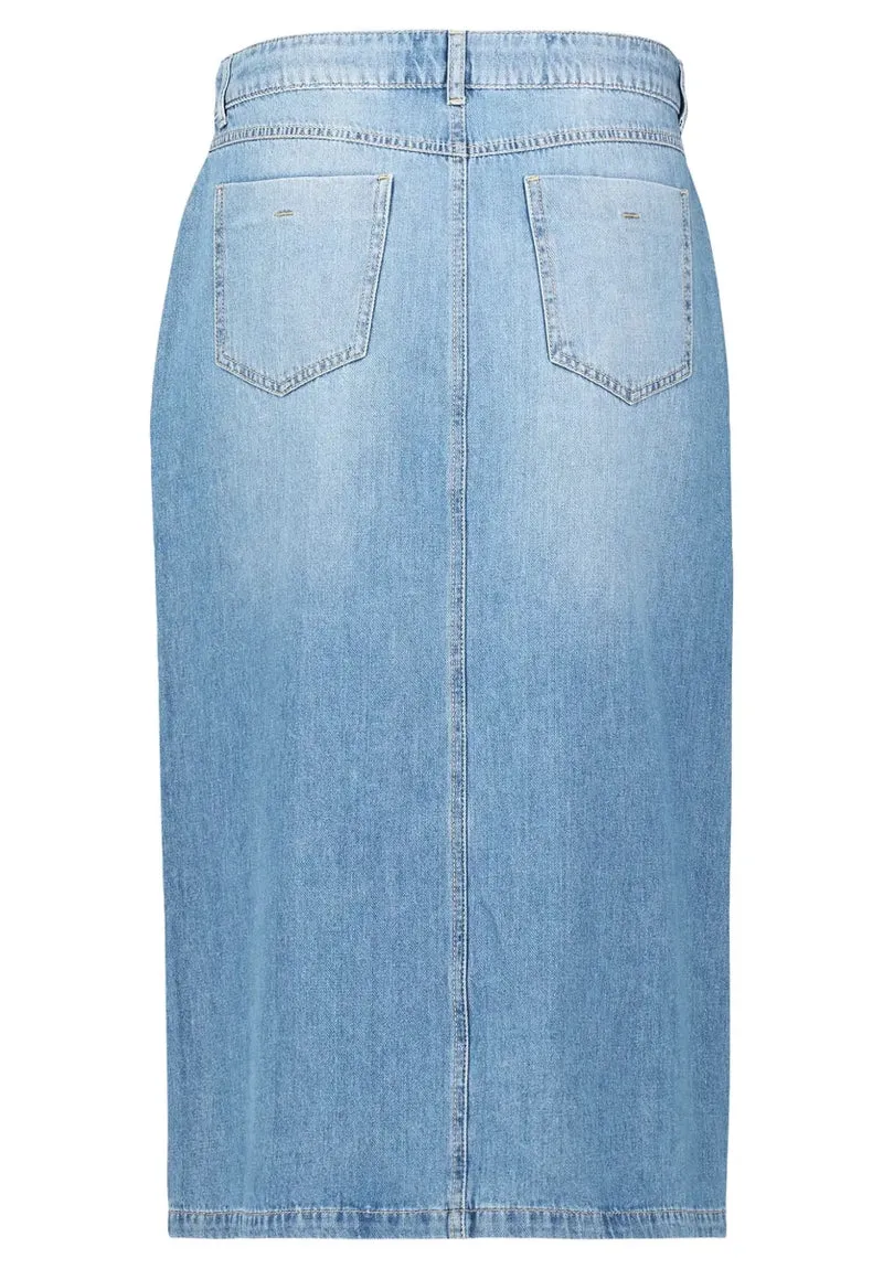 Cartoon Jeansrock in der Farbe Blau