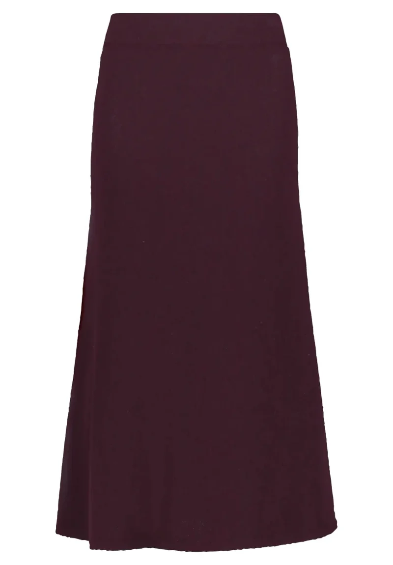 Cartoon Strickrock in der Farbe Dark Aubergine