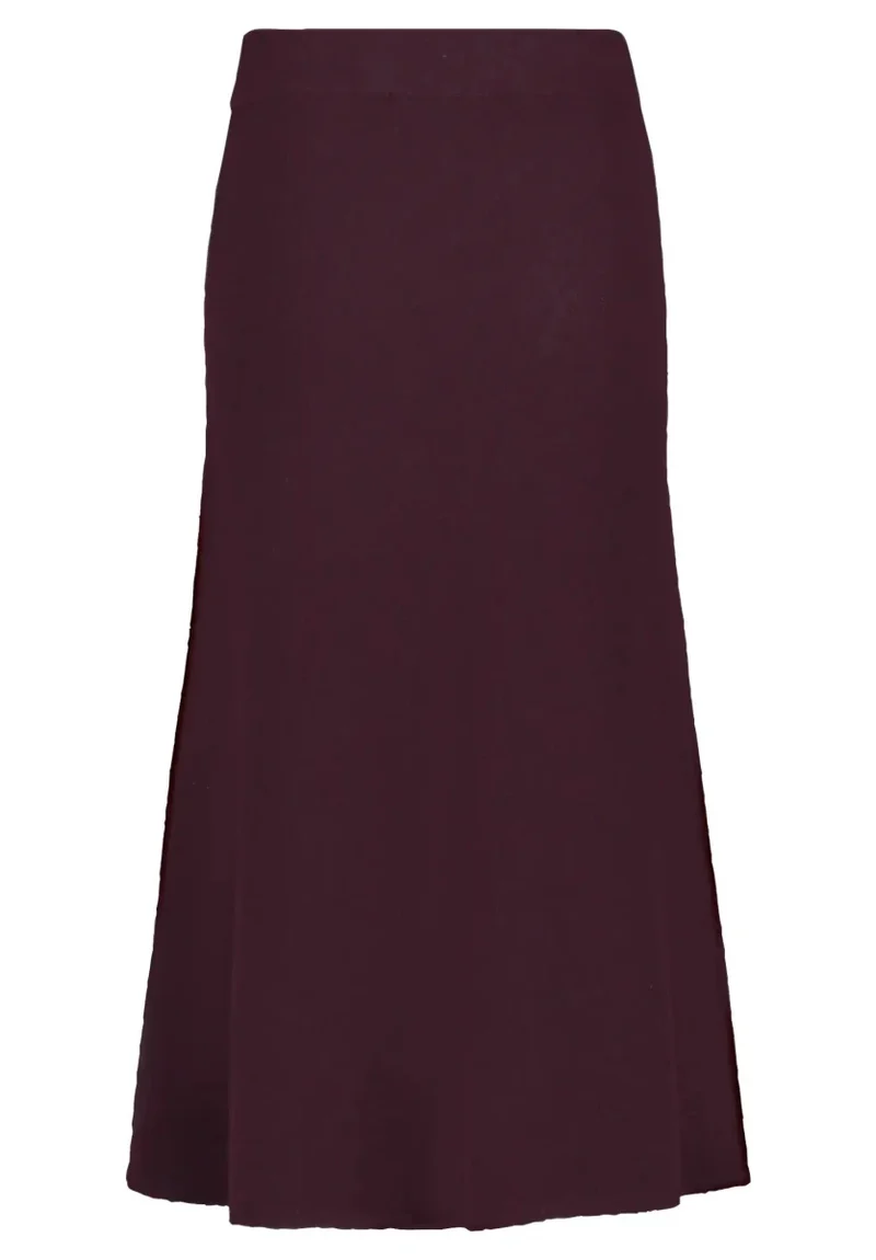 Cartoon Strickrock in der Farbe Dark Aubergine