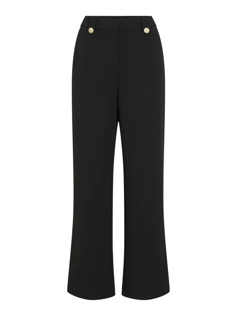 Vila Hose mit weitem Bein Black