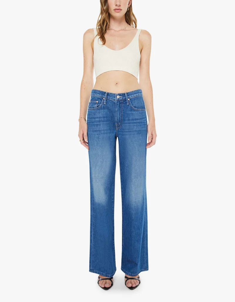 Wide-Leg Jeans The Mid Rise Maven Skimp
