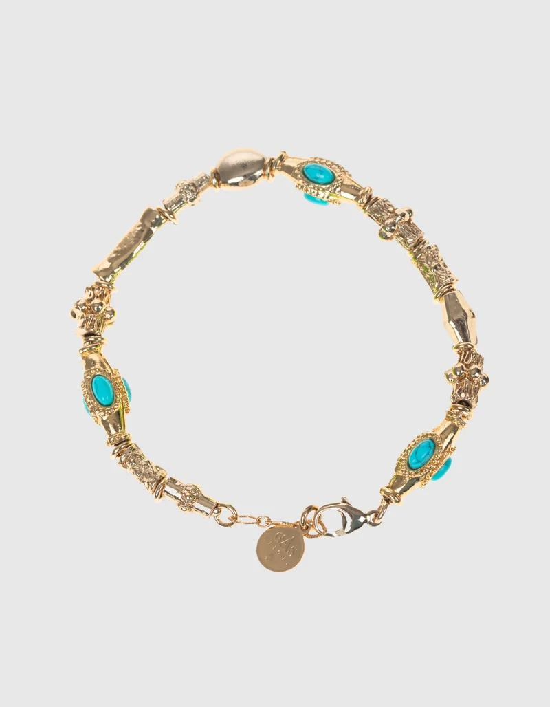 Vergoldetes Armband Kali Cabochon