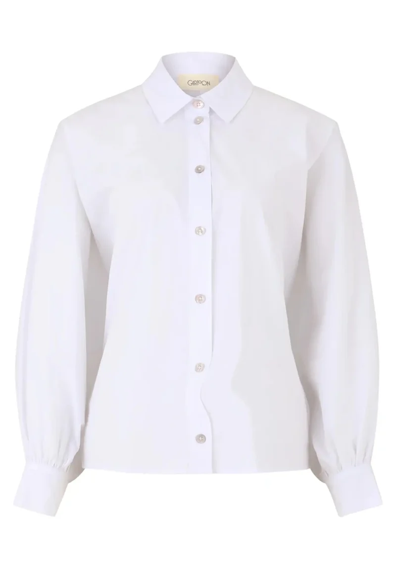 Cartoon Bluse in der Farbe White