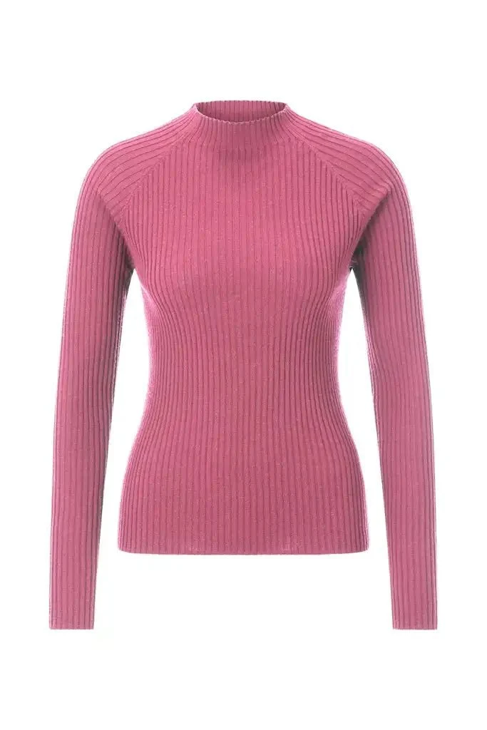 Rich & Royal Merino Rib Pink Radiance