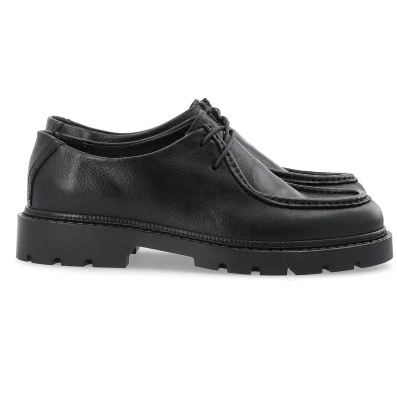Bianco Herrenschuh Moc-Toe Black