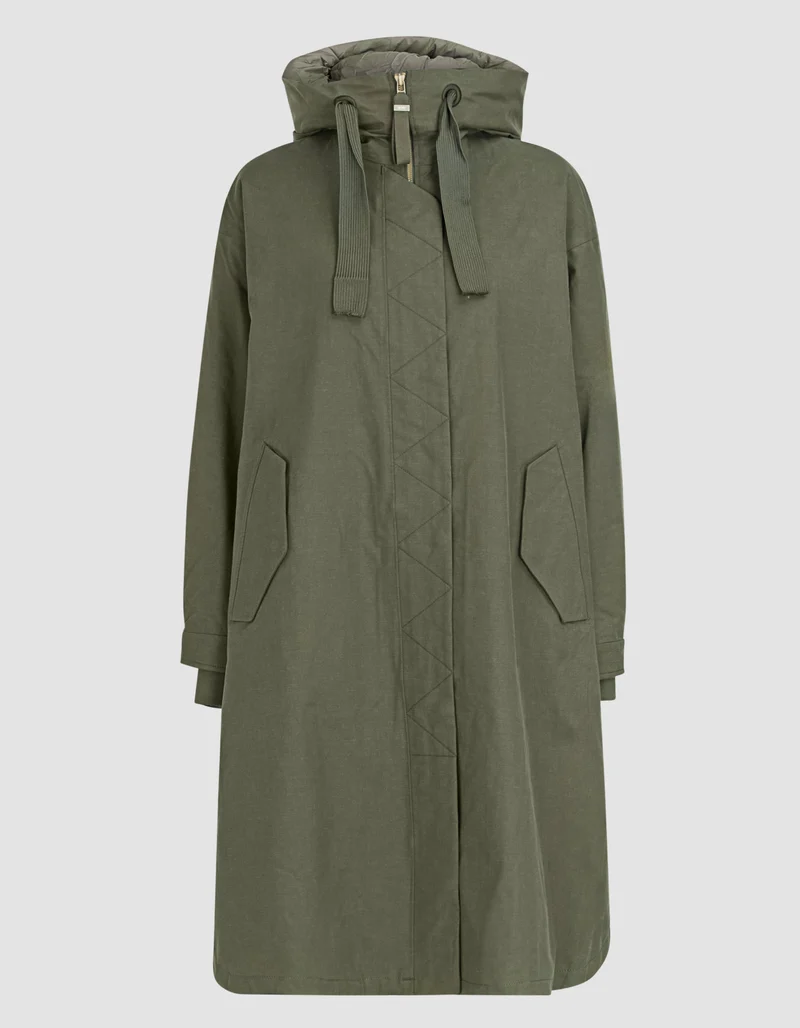 2-in-1 Oversize Parka mit herausnehmbarem Thermofutter