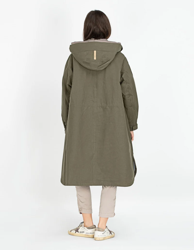 2-in-1 Oversize Parka mit herausnehmbarem Thermofutter