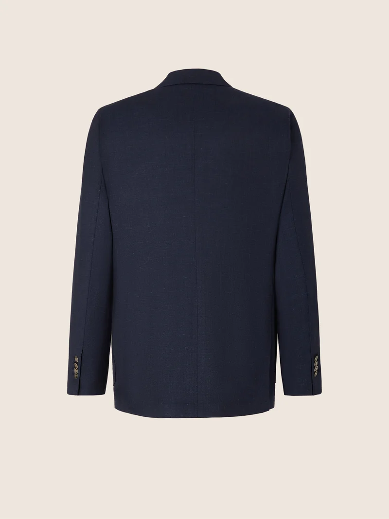 Wool and Silk Gabardine Blazer