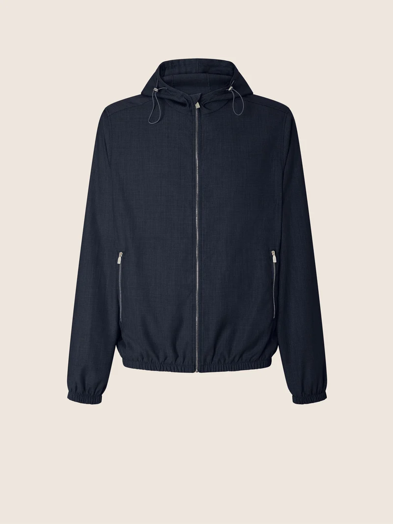 Wool and Nylon Ripstop Jacket
