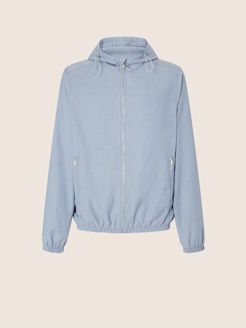 Wool and Nylon Ripstop Jacket