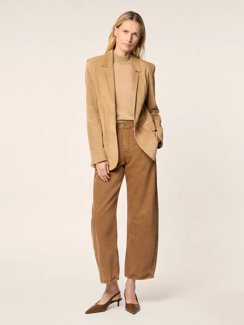 Light Suede Blazer