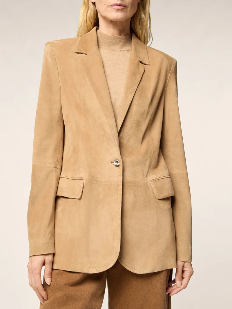 Light Suede Blazer