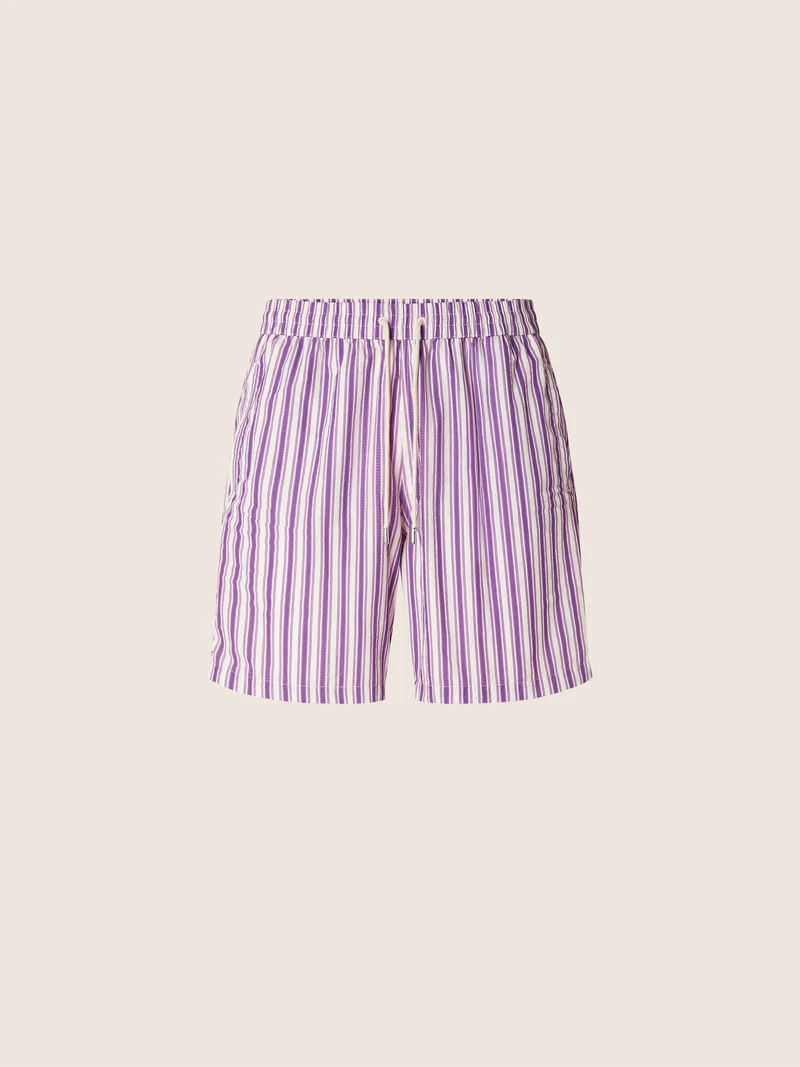 Technical Seersucker Swim Shorts