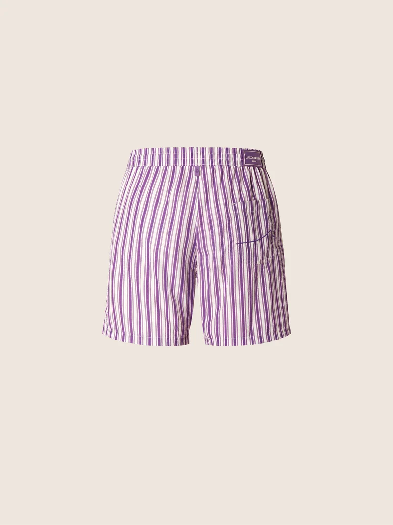 Technical Seersucker Swim Shorts