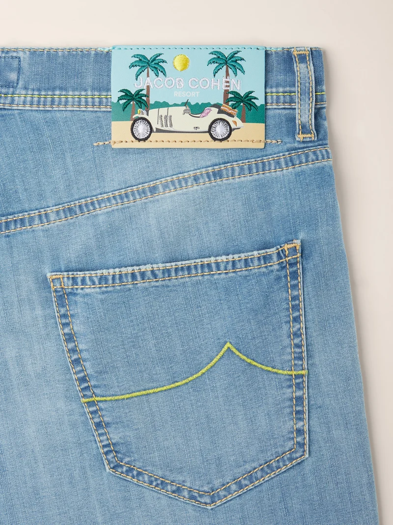 Nicolas – Bermudas in Power Stretch Denim