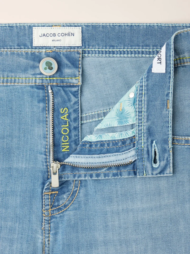 Nicolas – Bermudas in Power Stretch Denim
