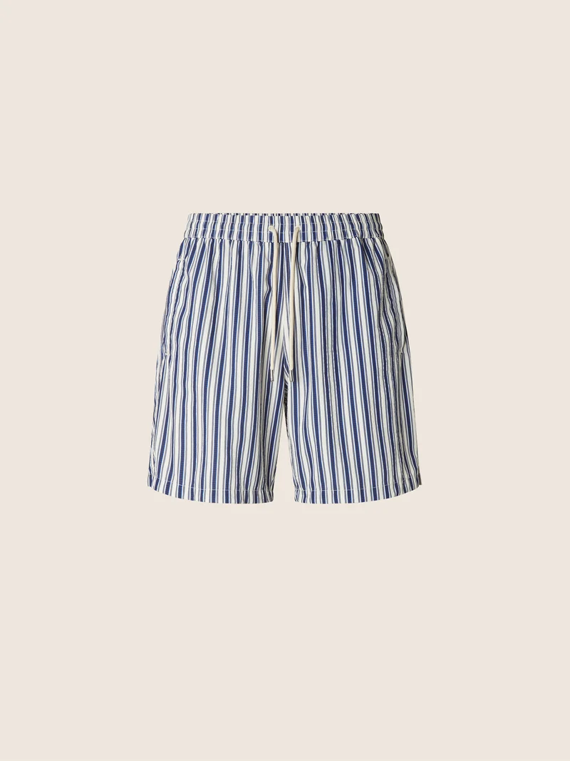 Swim Shorts in Technical Seersucker