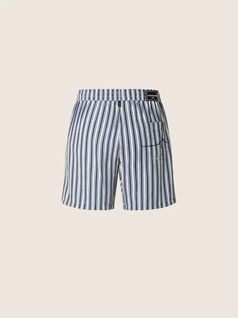 Swim Shorts in Technical Seersucker