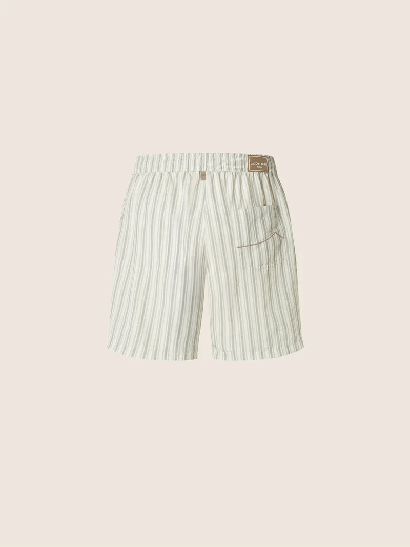 Swim Shorts in Technical Seersucker