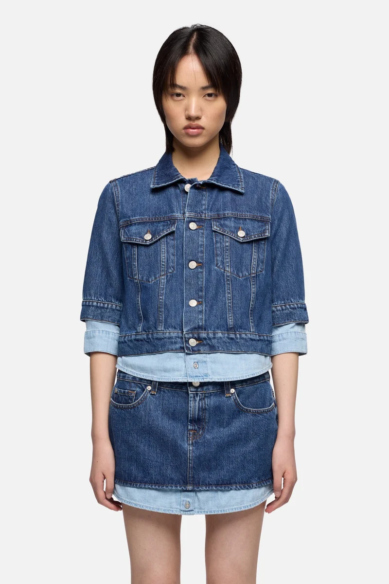 TRUCKER JACKET in MANKIND Shadow