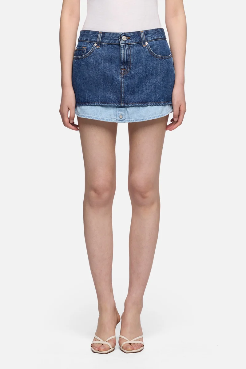 CHERRY MINI SKIRT in MANKIND Shadow