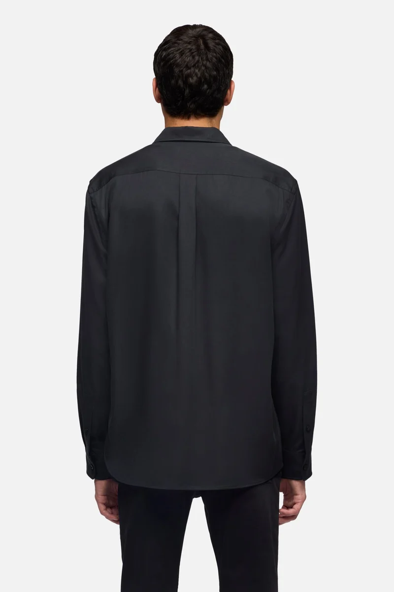 MILITARY SHIRT in Fluid Black