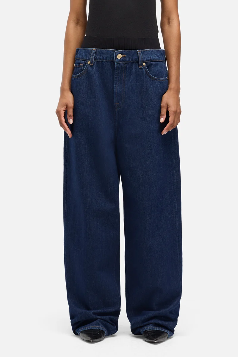 BANDED SLOUCHY WIDE in MANKIND Indigo Soul
