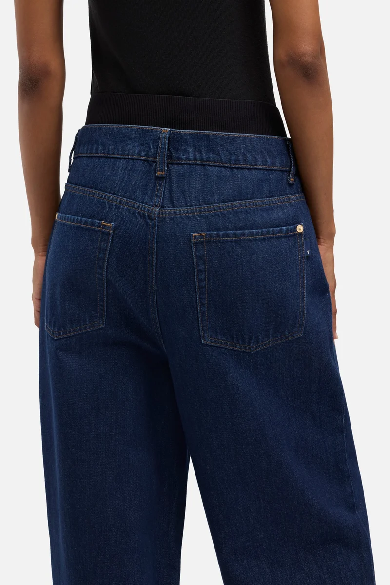 BANDED SLOUCHY WIDE in MANKIND Indigo Soul