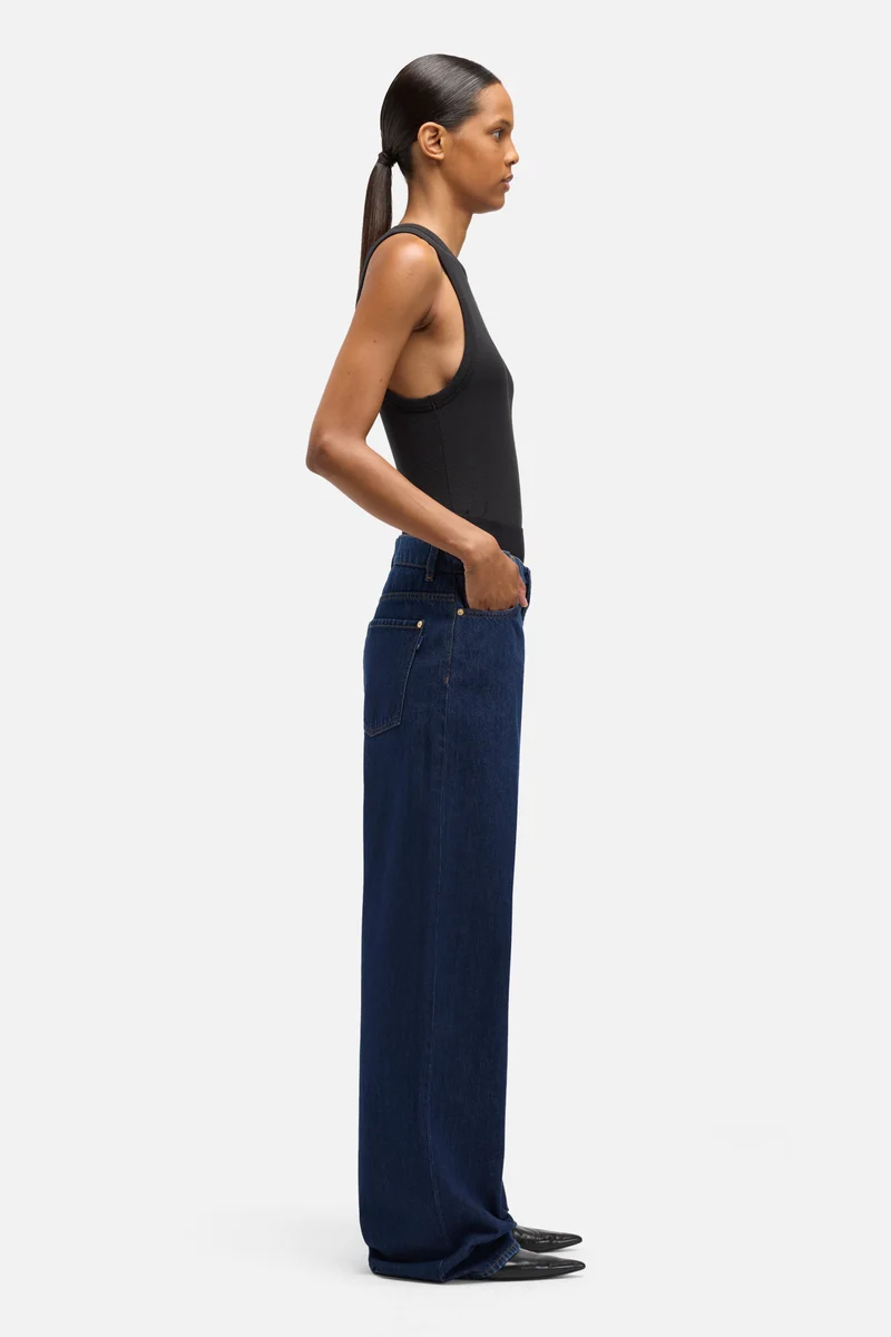 BANDED SLOUCHY WIDE in MANKIND Indigo Soul