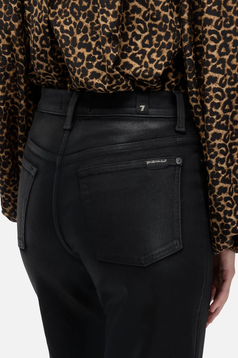 RETRO FLARE in Coated Slim Illusion Black