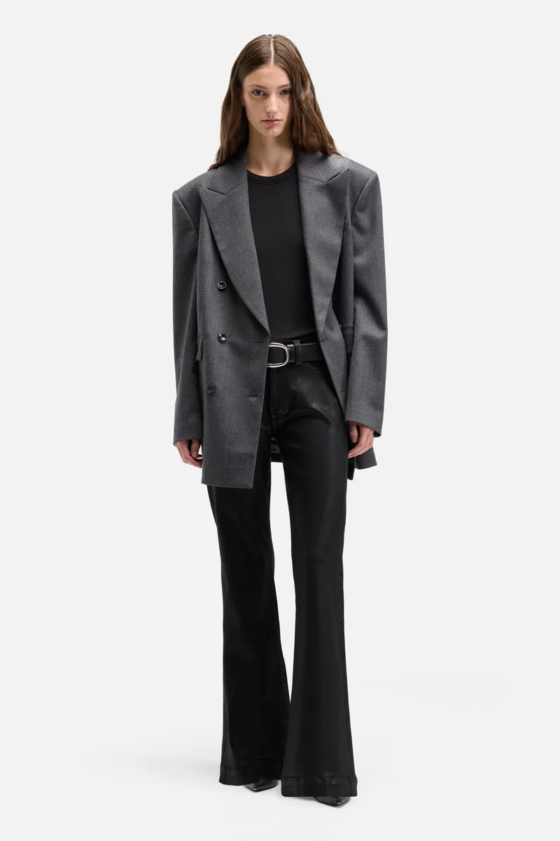 TAILORLESS DOJO in Coated Slim Illusion Black