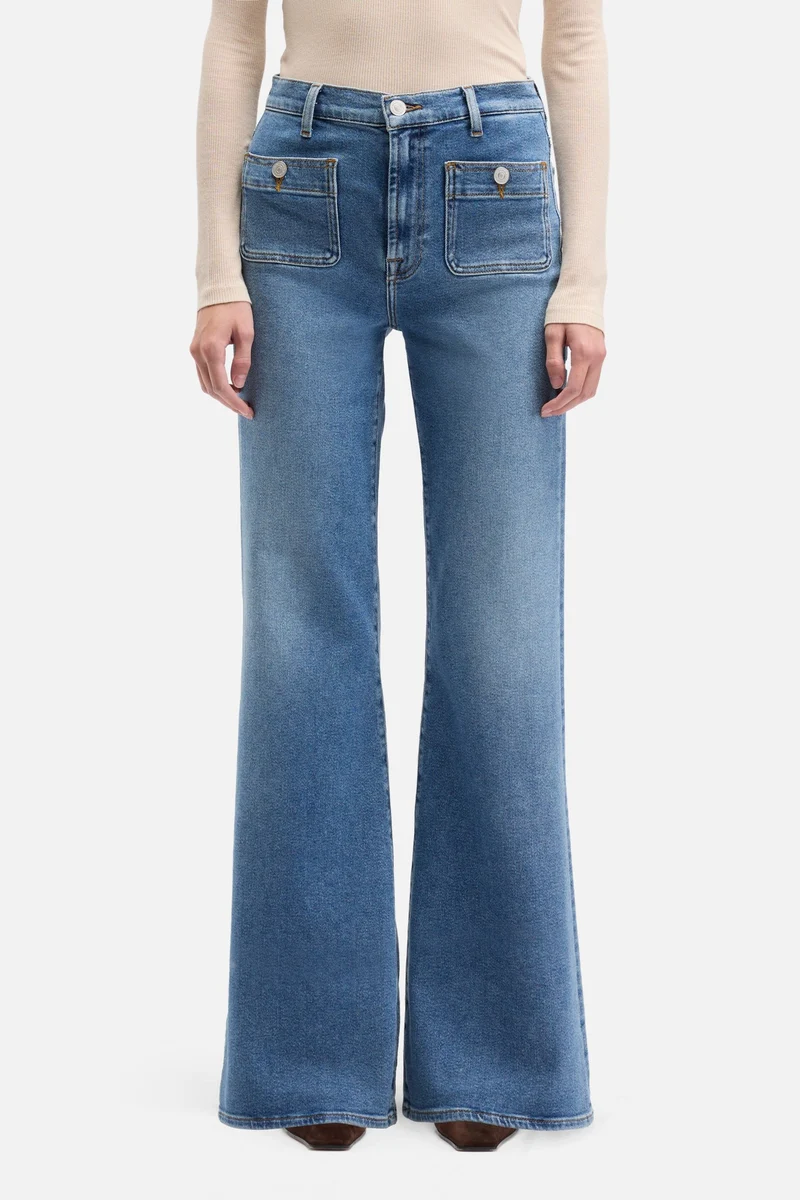 TAILORLESS PATCH POCKET MODERN DOJO in Luxe Vintage Oceanstone