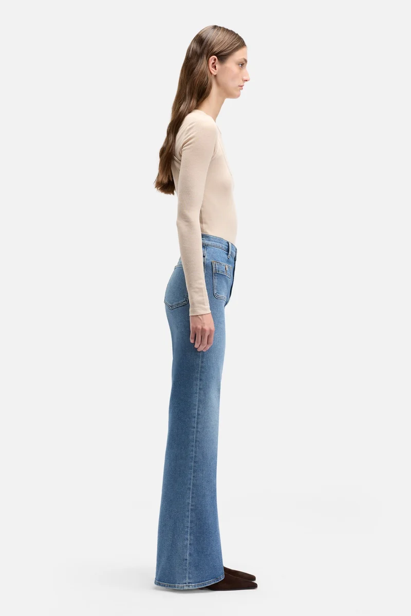 TAILORLESS PATCH POCKET MODERN DOJO in Luxe Vintage Oceanstone