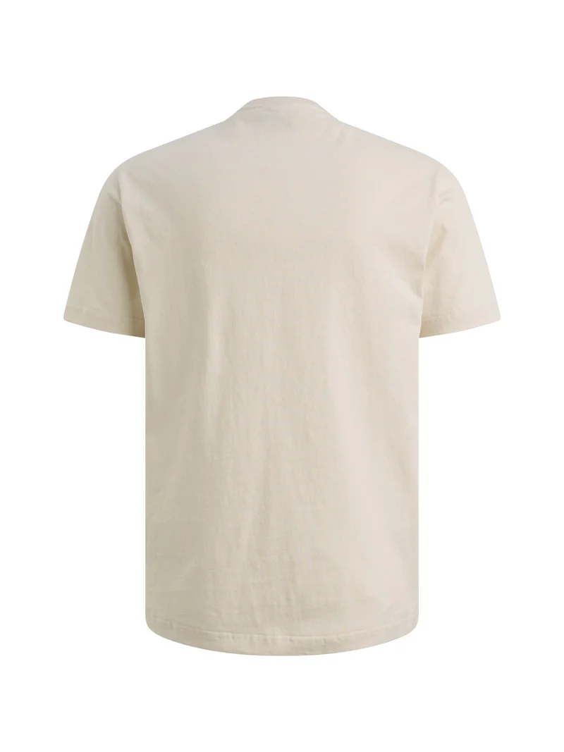 Short sleeve r-neck open end jerse, Bone White