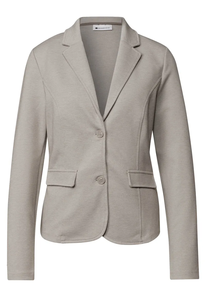 QR Basic Blazer, clay sand