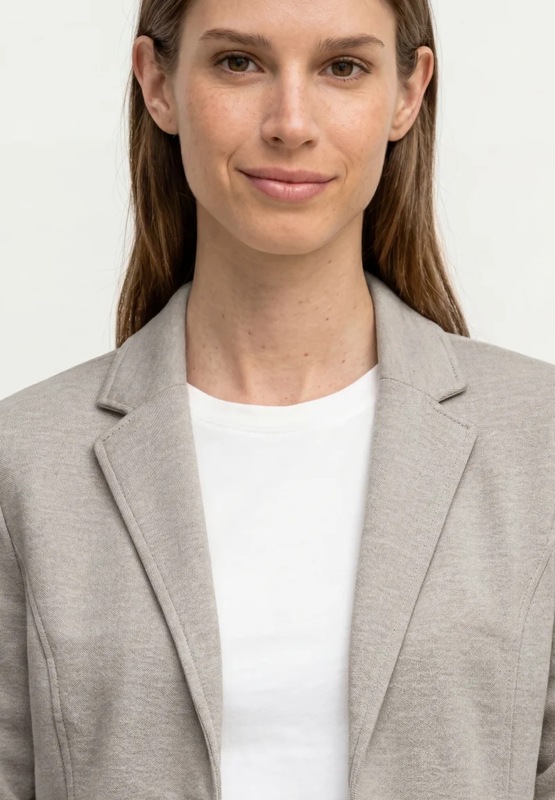 QR Basic Blazer, clay sand