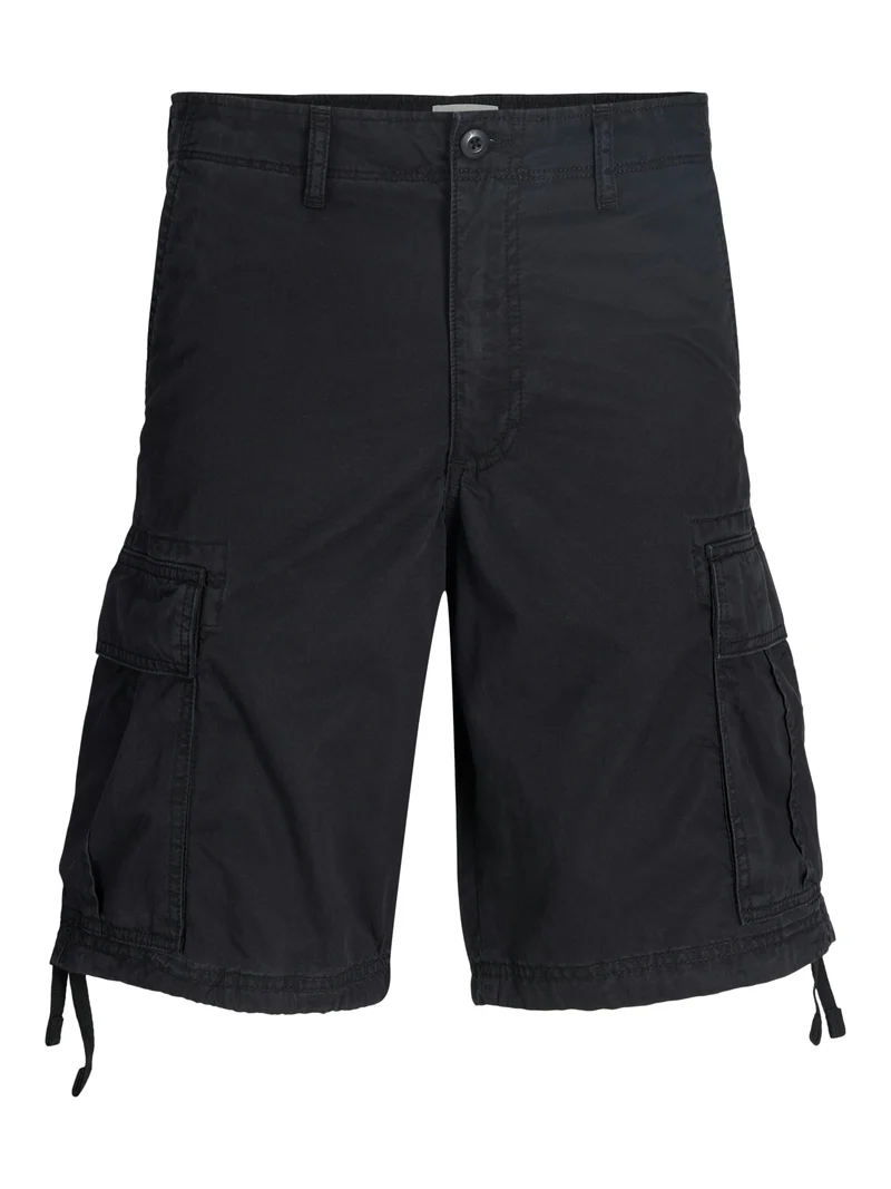 JPSTCOLE FRANK CARGO SHORTS MID SN, Black