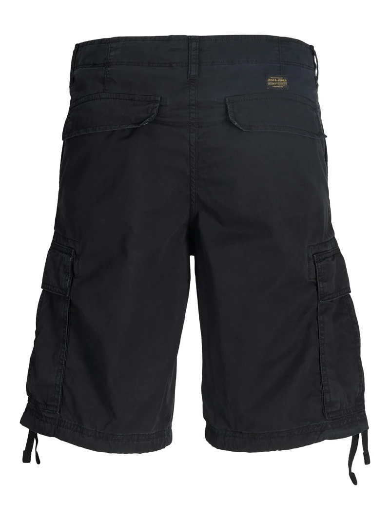 JPSTCOLE FRANK CARGO SHORTS MID SN, Black